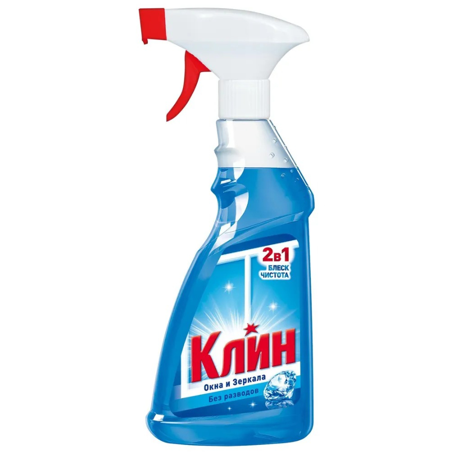 Средство для мытья окон и зеркал Клин Кристалл 500 мл