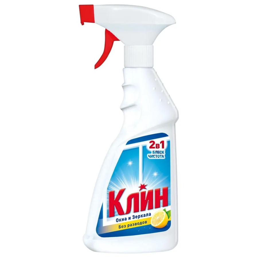 Средство для мытья окон и зеркал Клин Лимон 500 мл